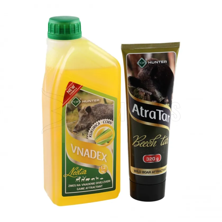 Csalogatóanyag Vnadex Nectar 1.2kg Kukorica + 320 g bükkfa kátrány AtraTar