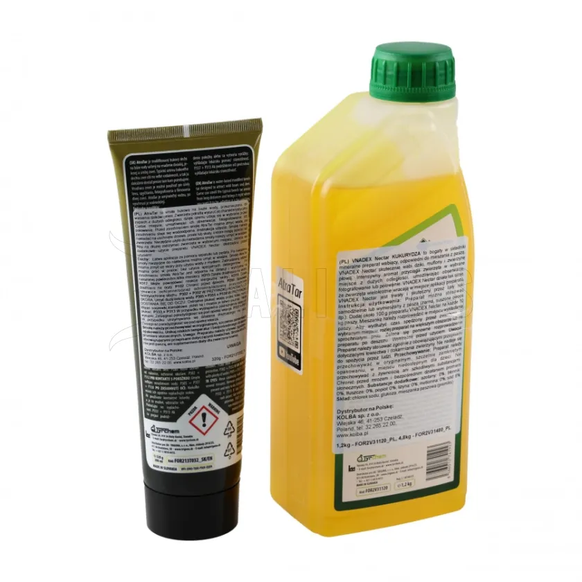 Csalogatóanyag Vnadex Nectar 1.2kg Kukorica + 320 g bükkfa kátrány AtraTar 2