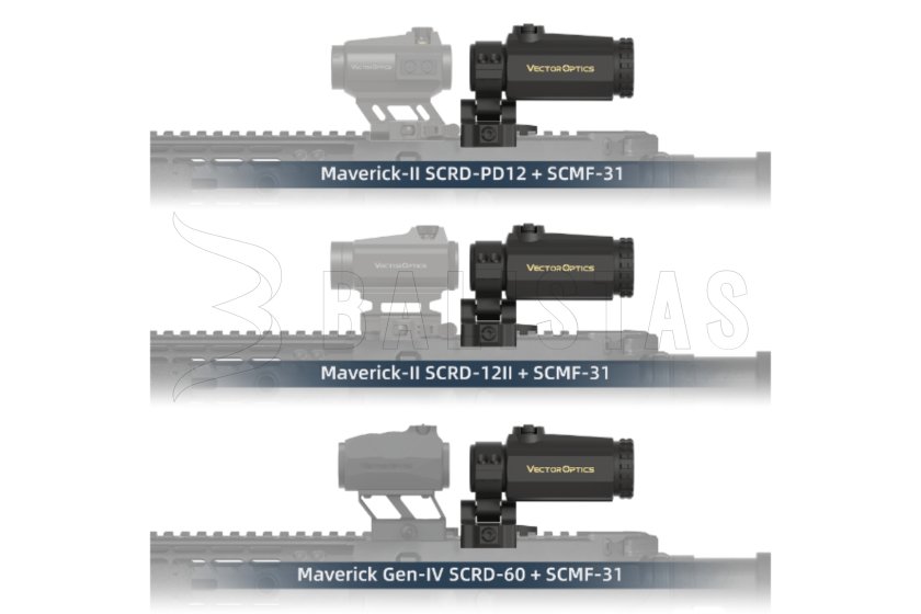 Nagyító modul Vector Optics Maverick-III 3x22 MIL mod.2026 11