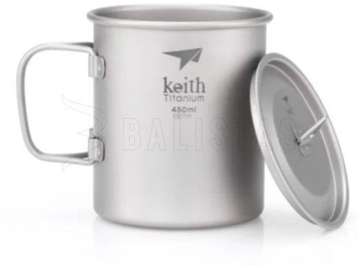 Keith titán bögre fedéllel 450ml