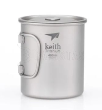Keith titán bögre fedéllel 450ml 2