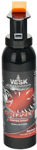 Medvék elleni paprikaspray KKS VESK Grizzly 200ml