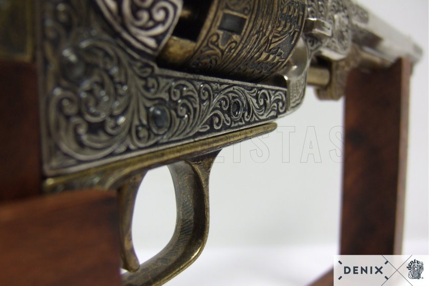 Colt Navy 1851 replika – sárgaréz 4
