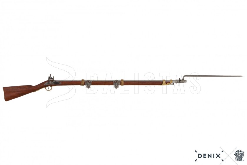 Francia kovás puska bajonettel replika, 1806