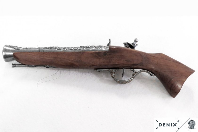 Replika kovás pisztoly Blunderbuss, Ausztria 18. század 8