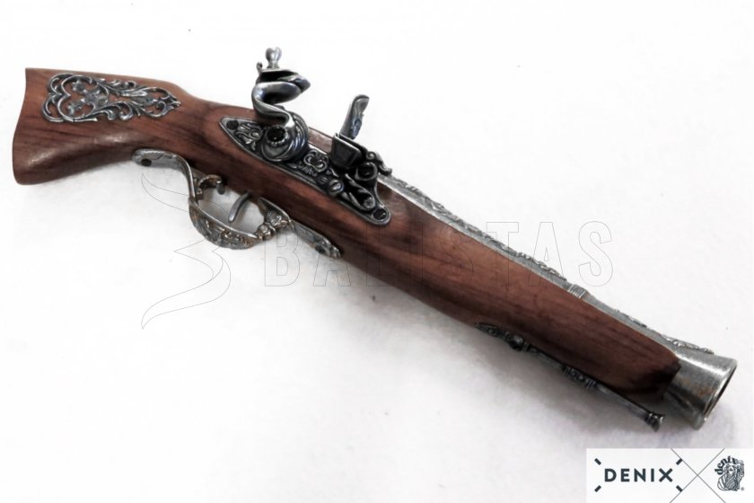 Replika kovás pisztoly Blunderbuss, Ausztria 18. század 6