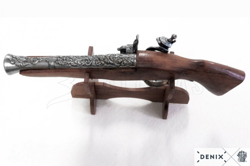 Replika kovás pisztoly Blunderbuss, Ausztria 18. század 9