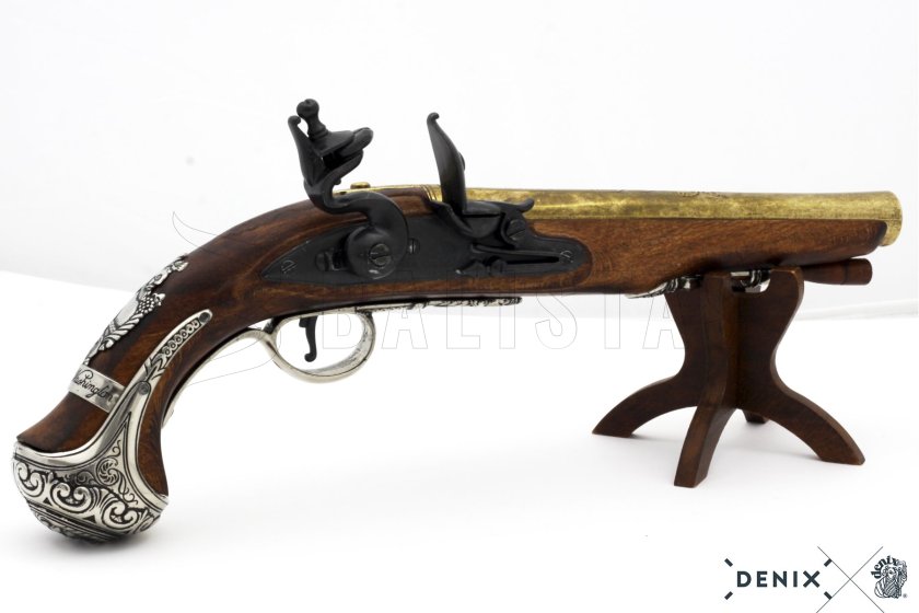 George Washington tábornok kovás pisztolyának replikája, Anglia 18. sz. 3