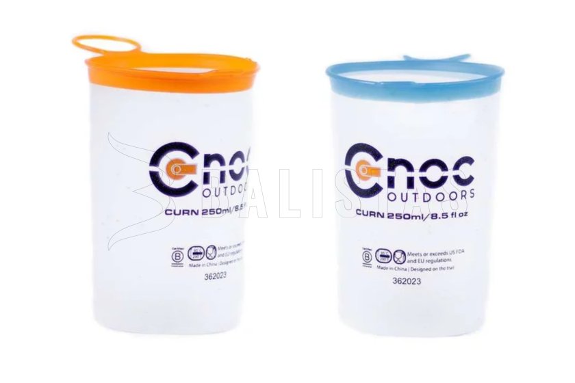 Összecsukható pohárkészlet CNOC Curn Collapsible Cups 250 ml (Orange + Blue)