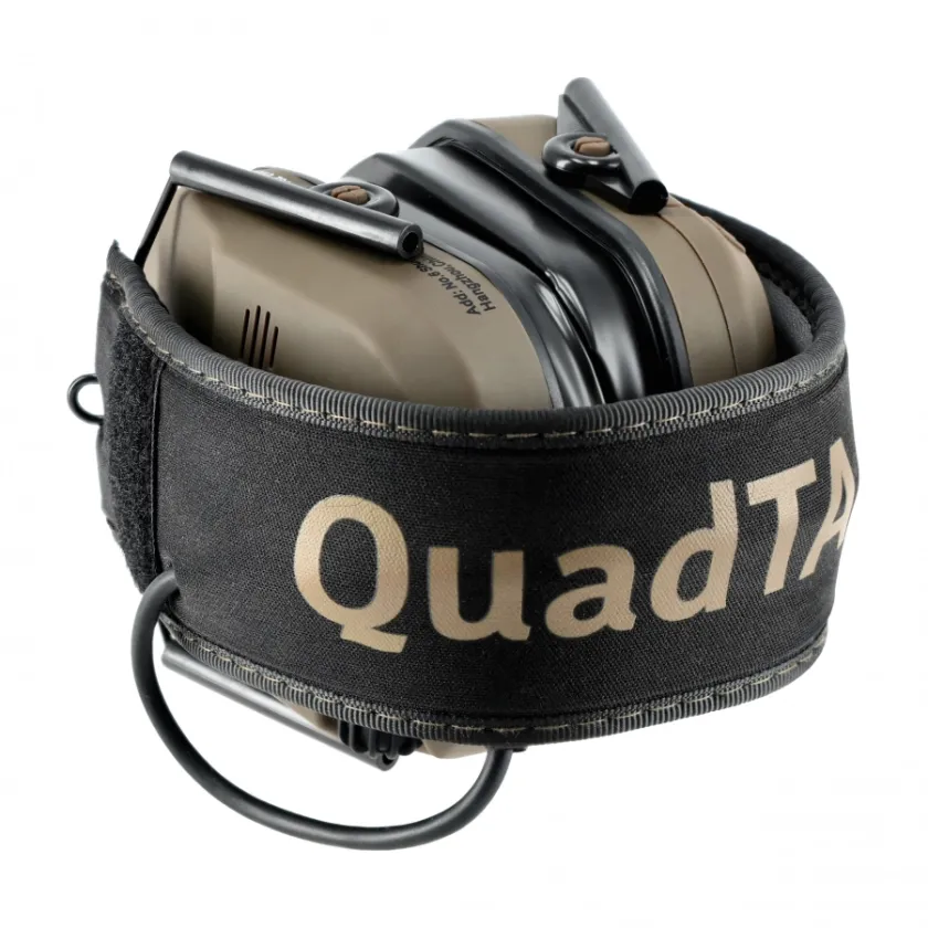 Aktív lövészeti fültok RealHunter Active ProSHOT QuadTAC FDE 6