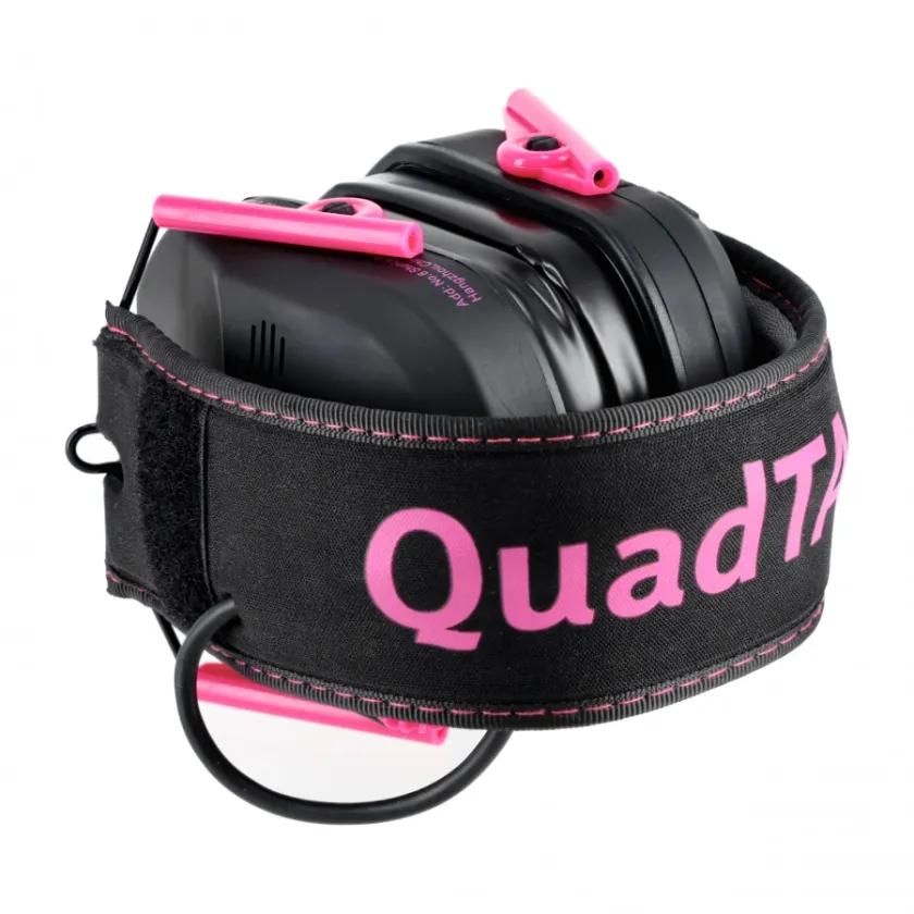 Aktív lövészeti fültok RealHunter Active ProSHOT QuadTAC Devil Pink 6