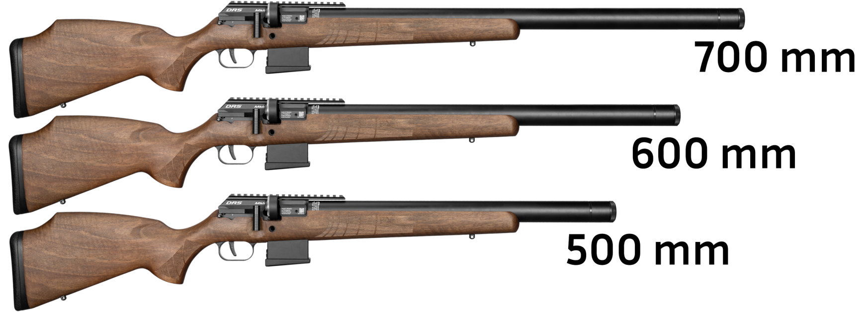 FX DRS MKII Classic Walnut légpuska szöveg 1